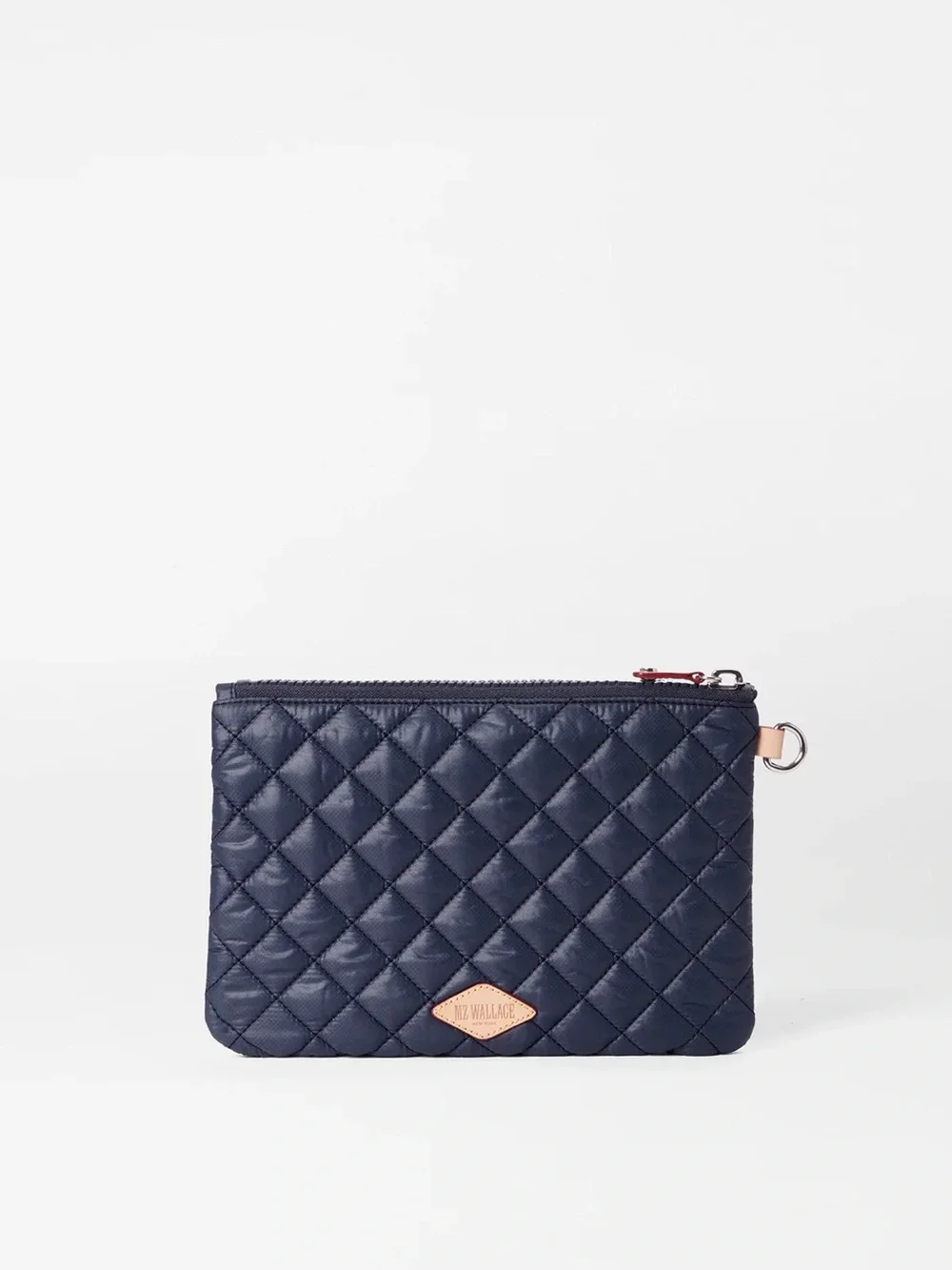 MZ Wallace Navy Quilted Small Metro Pouch